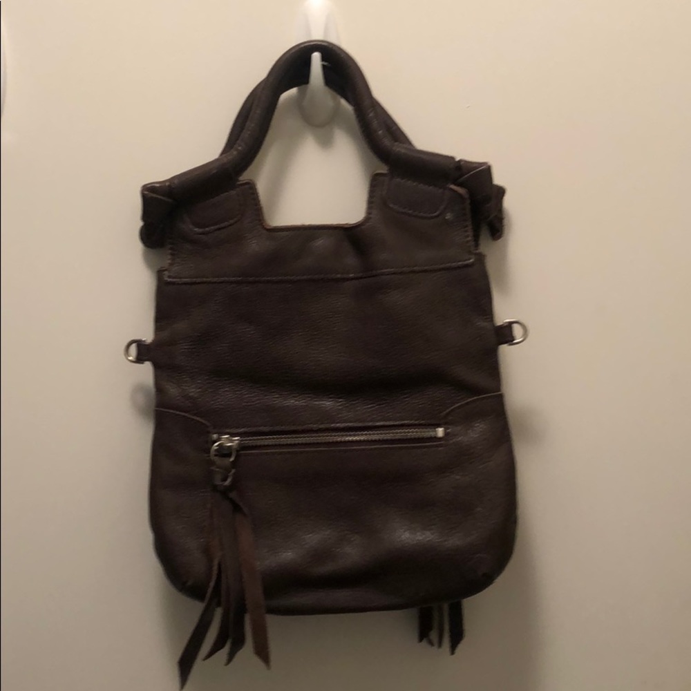 Foley and Corinna mini satchel purse in brown